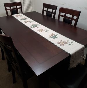 Guatemalan Hand Woven Loom Christmas Table Runner